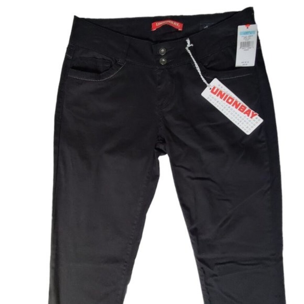Union Bay Lucy black skinny jeans sz 5 - Picture 3 of 11